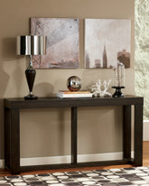 Bay Furniture Gallery - Ashley Furniture - Watson Sofa/Console Table - Sofa Table / Dark Brown - T481-4